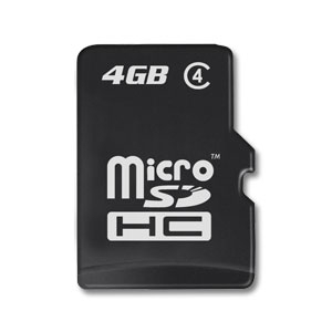 Qorr 4GB Micro SD SDHC Memory Card CLASS 4